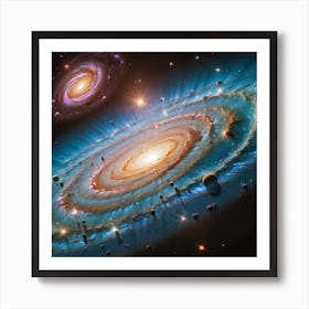 Galaxy In Space Art Print