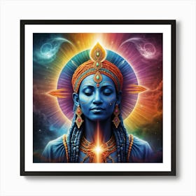 Goddess Of Light Art Print