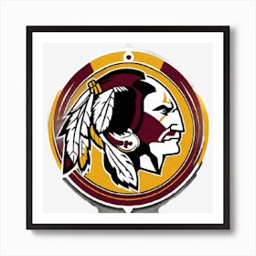 Washington Redskins Logo Art Print