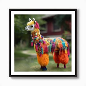 Llama Art Print