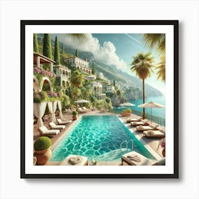 Mediterranean Villa Art Print