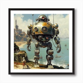 Giant Robot Art Print