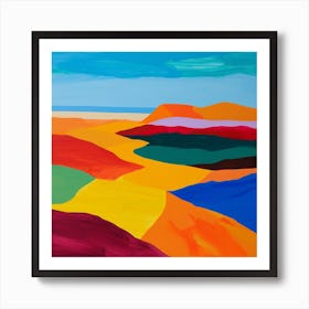 Abstract Travel Collection Somalia 1 Art Print