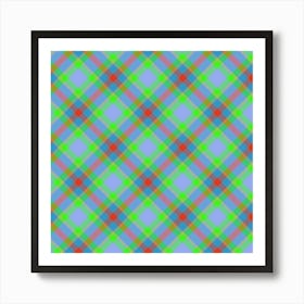 Plaid Pattern 16 Art Print