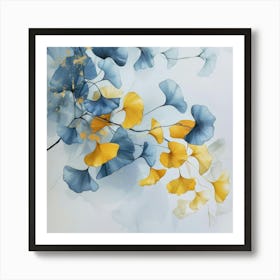 Ginkgo Leaves 20 Art Print
