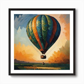 Hot Air Balloon 1 Art Print