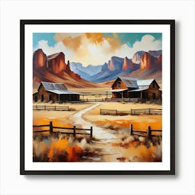 Rancho Doble Art Print