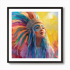 Indian Woman 2 Art Print