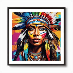 Indian Woman 2 Art Print