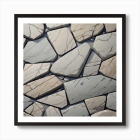 Stone Wall 11 Art Print