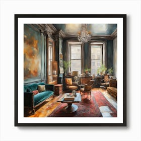 Family Room Art Print