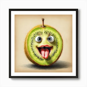 Kiwi Fruit 8 Art Print