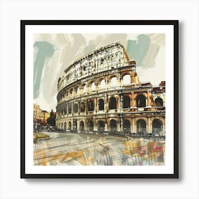 Rome - Colossion Art Print