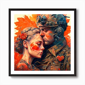 Soldier'S Love Art Print