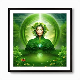 Green Goddess 1 Art Print