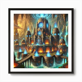 The Core Temple Of The Mantleborn Territories Art Print