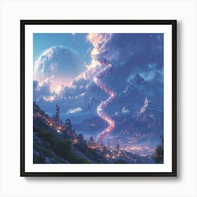 City In The Sky Art Print