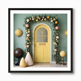 Yellow Door 1 Art Print