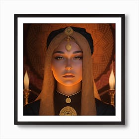 Egyptian Beauty 1 Art Print