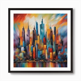 Cityscape Art Print