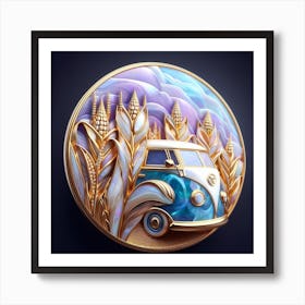 Vw Bus Art Print