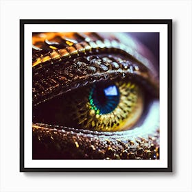 I put an eye on you Serie , Dragon Eye Art Print