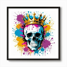 Graffiti Skull 10 Art Print