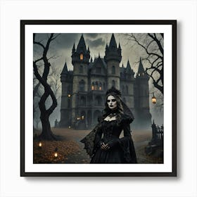 Gothic Castle Art Print