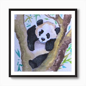 Panda Thoughts Art Print