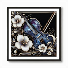 Violin Canvas Art Art Print