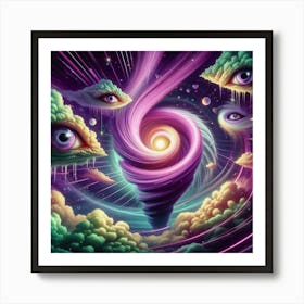 Psychedelic Art 3 Art Print