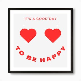 smile day in red Art Print