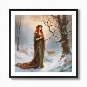 Winter Guardian Art Print