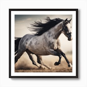 Horse Galloping 1 Art Print