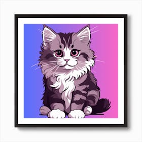 cute kitten 10 Art Print