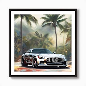 Mercedes Amg Gt Art Print