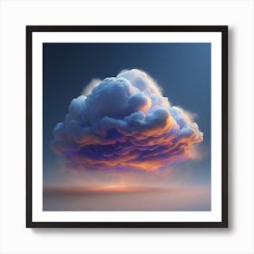 Illuminate the cloud Art Print