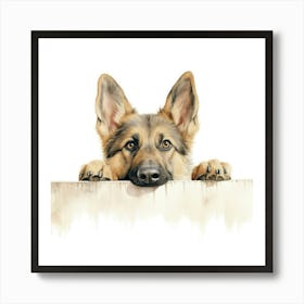 German Shepherd Dog 10 Art Print