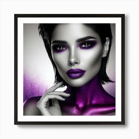 Purple Beauty Art Print