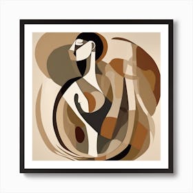 Abstract Woman Art Print