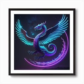 Soar In The Night Sky 2 Art Print