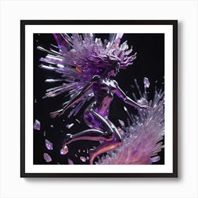 Purple Fairy Art Print