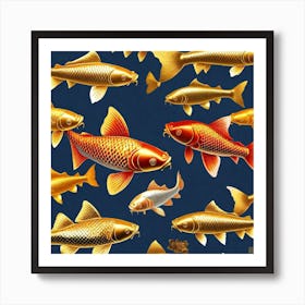 Gold Fish 2 Art Print