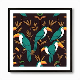 Toucans 4 Poster