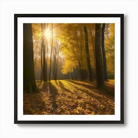 Autumn Forest 1 Art Print