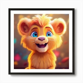 Lion Cub 1 Art Print