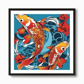 Koi Fish 13 Art Print