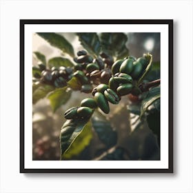 Coffee Beans On A Tree 69 Art Print