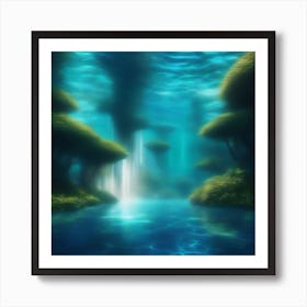 Underwater Forest Art Print