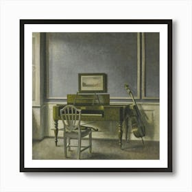 Piano In A Room Art Print